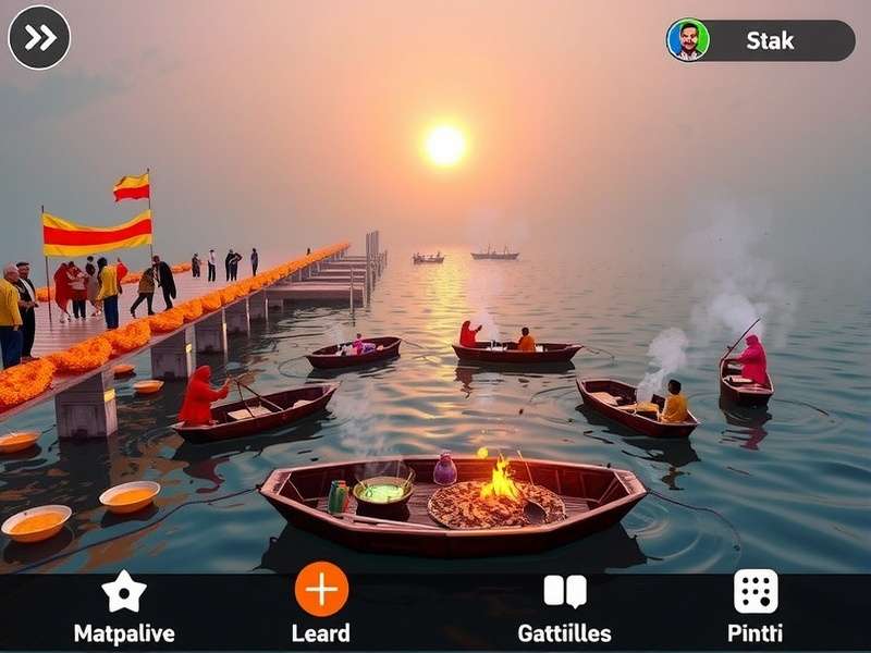 Virtual Ganges Ritual in Game